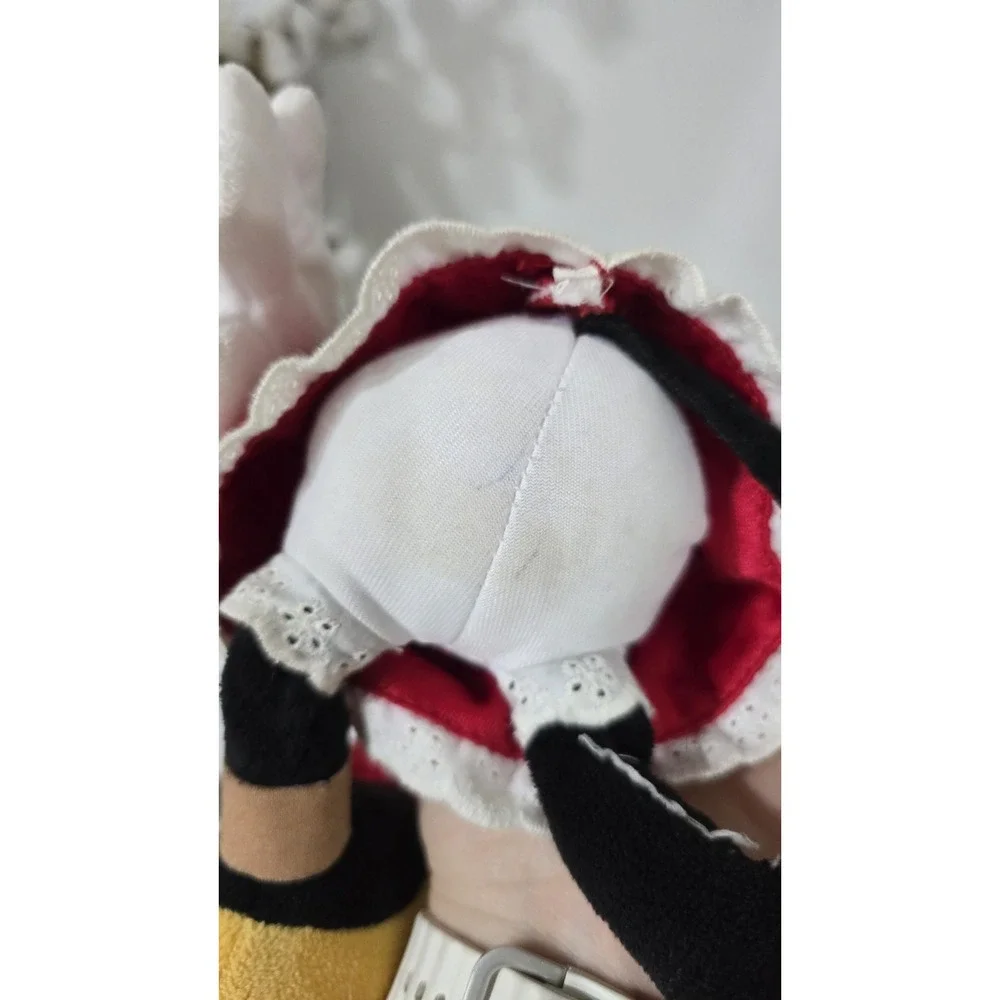 Disney Minnie Mouse Plush Toy Red Polka Dot Dress Bow Stuffed Animal 14